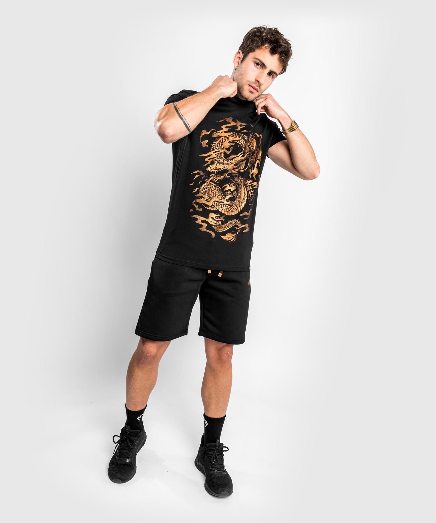 Venum Dragon's Flight T-Shirt - Schwarz/Bronze