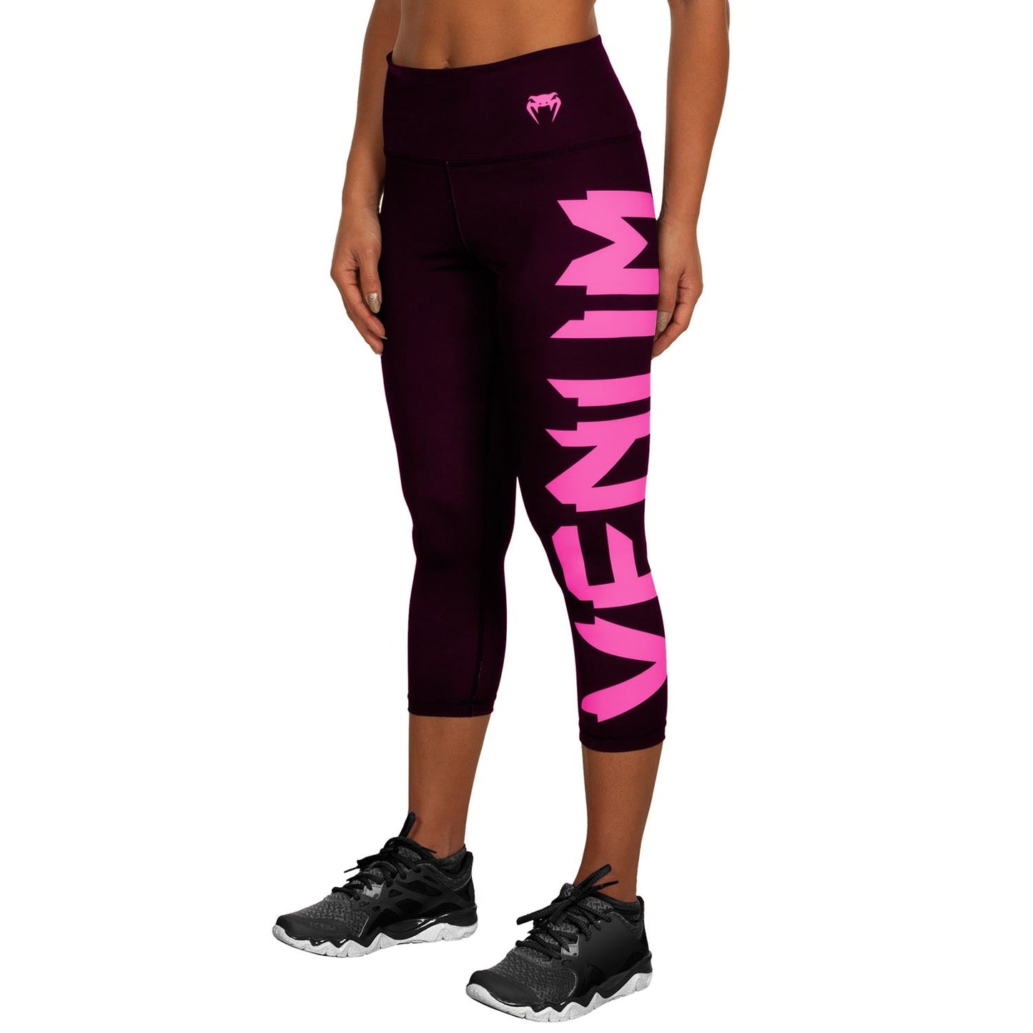 Venum Giant Kurze Leggings - Schwarz/Neonrosa