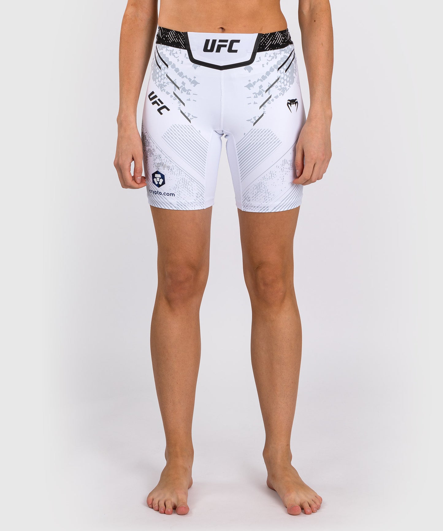 UFC Adrenaline by Venum Authentic Fight Night Vale Tudo Short für Frauen - Lange Passform - Weiß