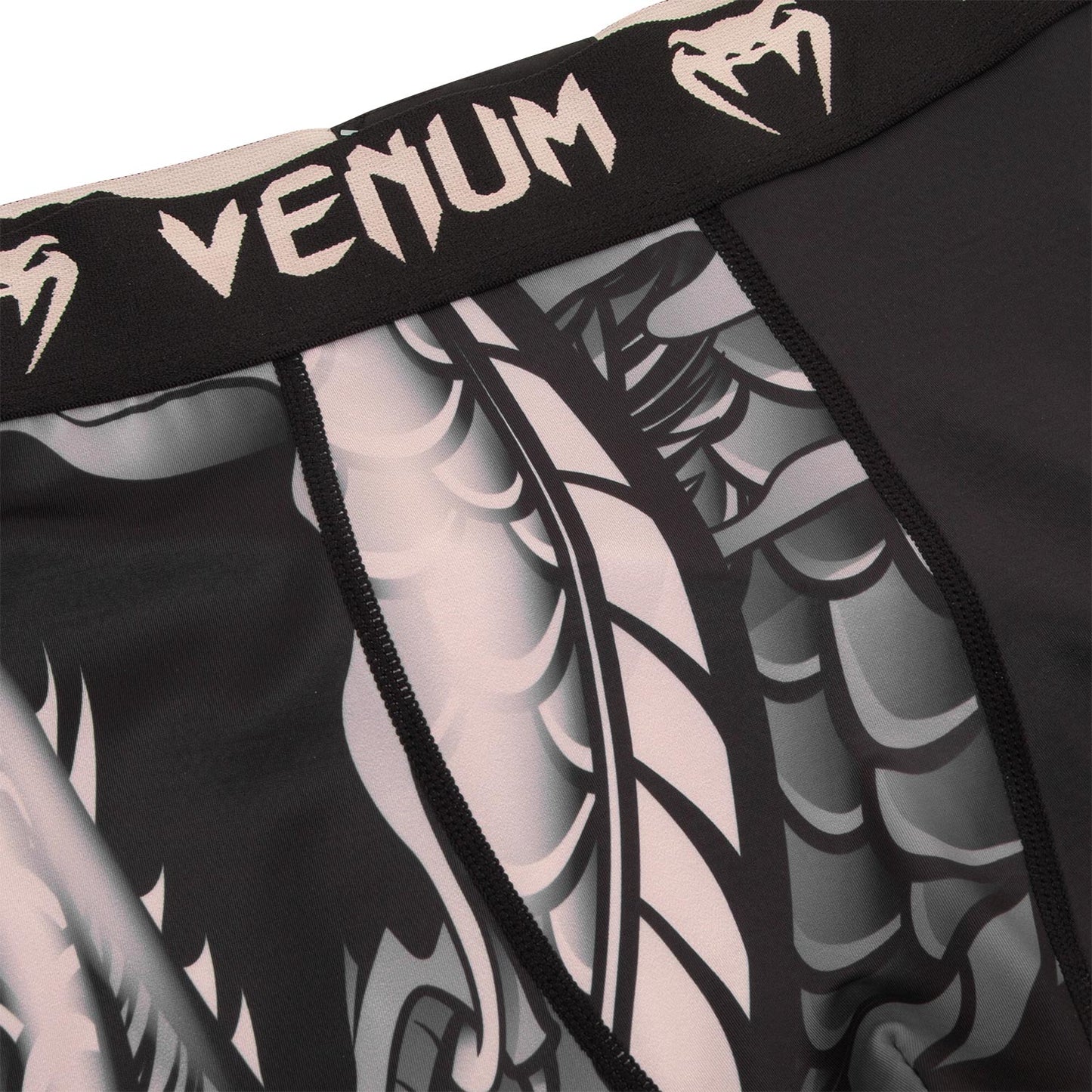Venum Dragon's Flight Kompressionshose - Schwarz/Sand