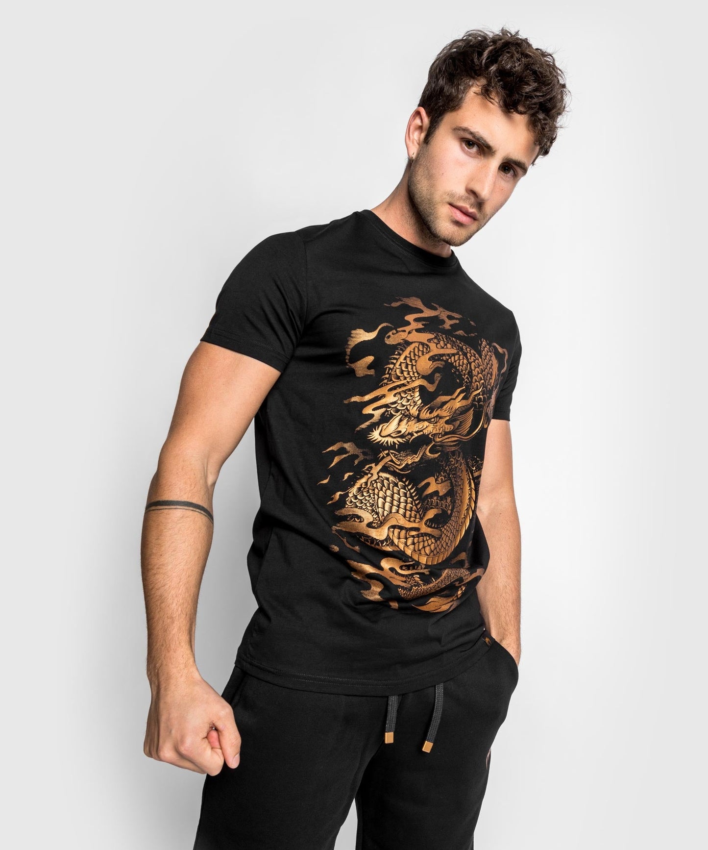 Venum Dragon's Flight T-Shirt - Schwarz/Bronze