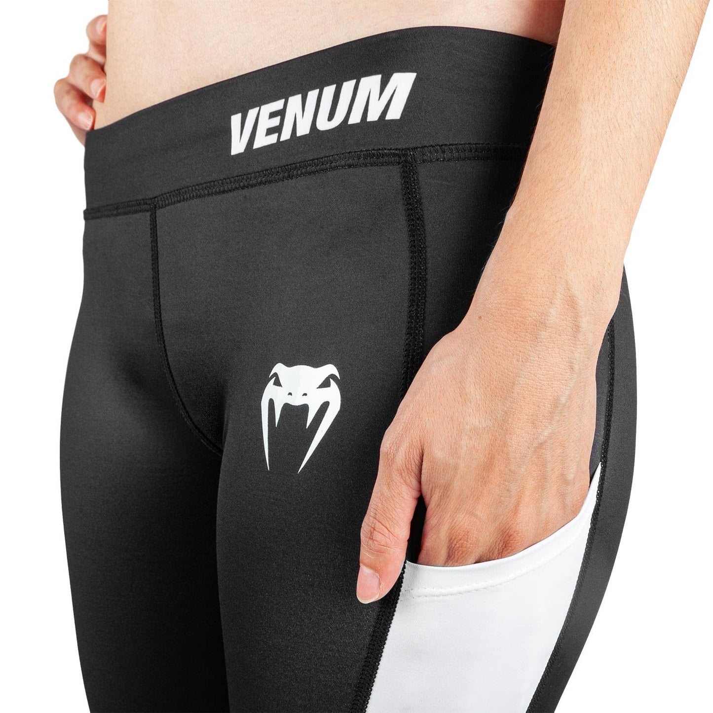 Leggings Damen Venum Power 2.0 - Schwarz/Weiß