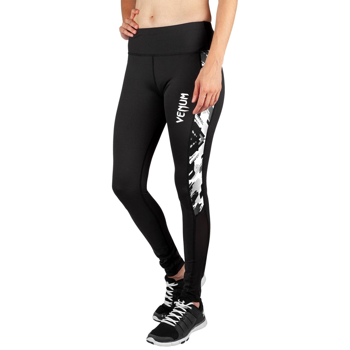Leggings Damen Venum Tecmo - Schwarz/Weiß