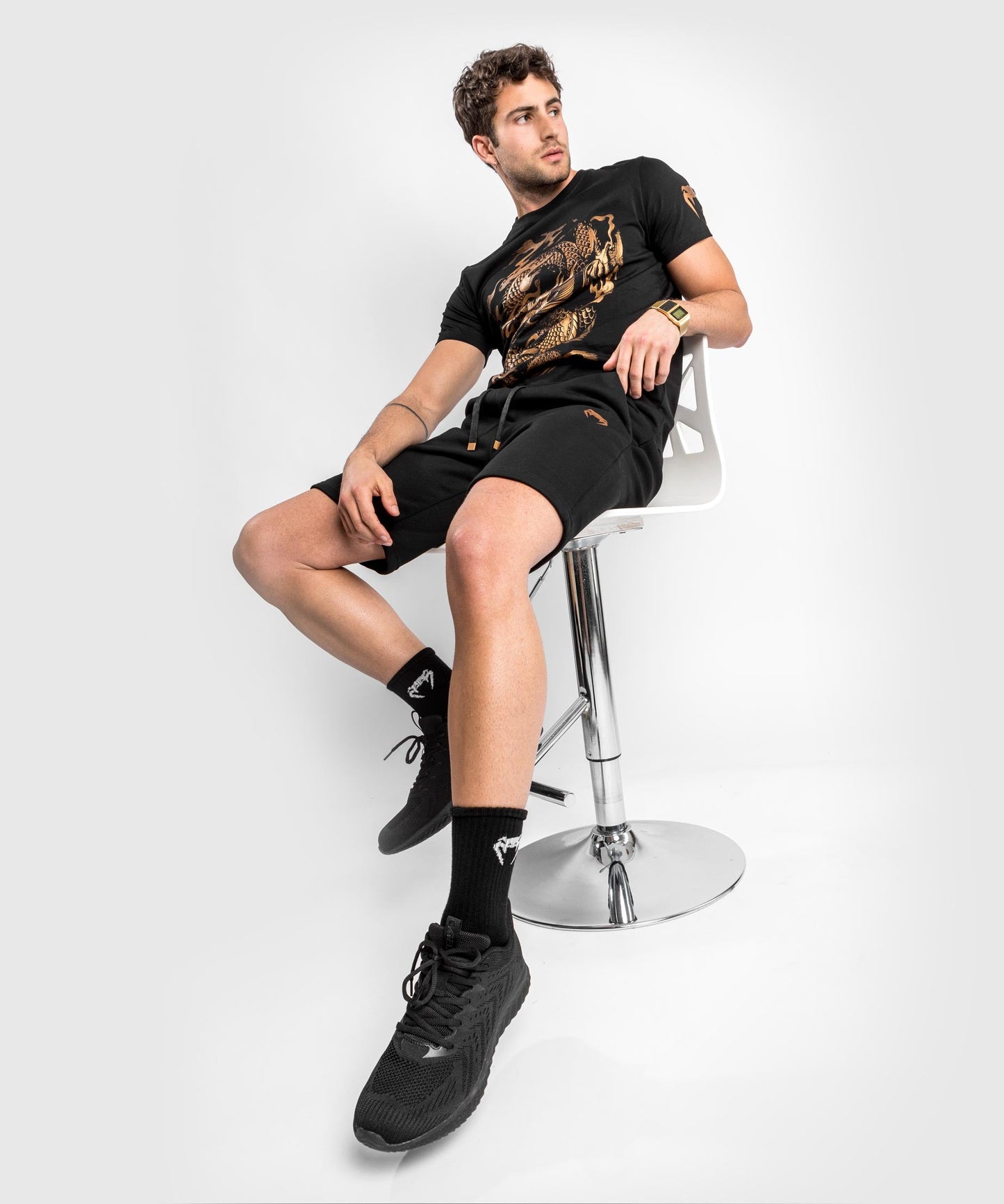 Venum Dragon's Flight T-Shirt - Schwarz/Bronze