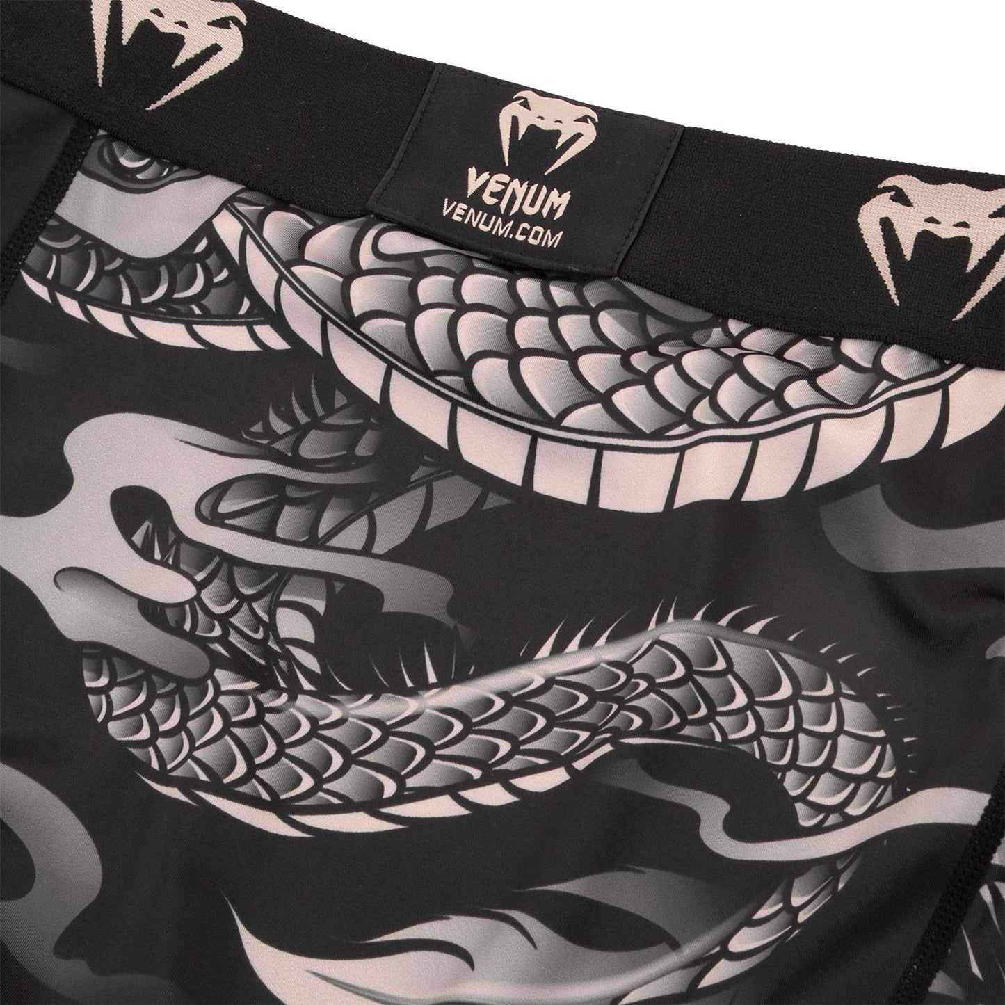 Venum Dragon's Flight Kompressionshose - Schwarz/Sand