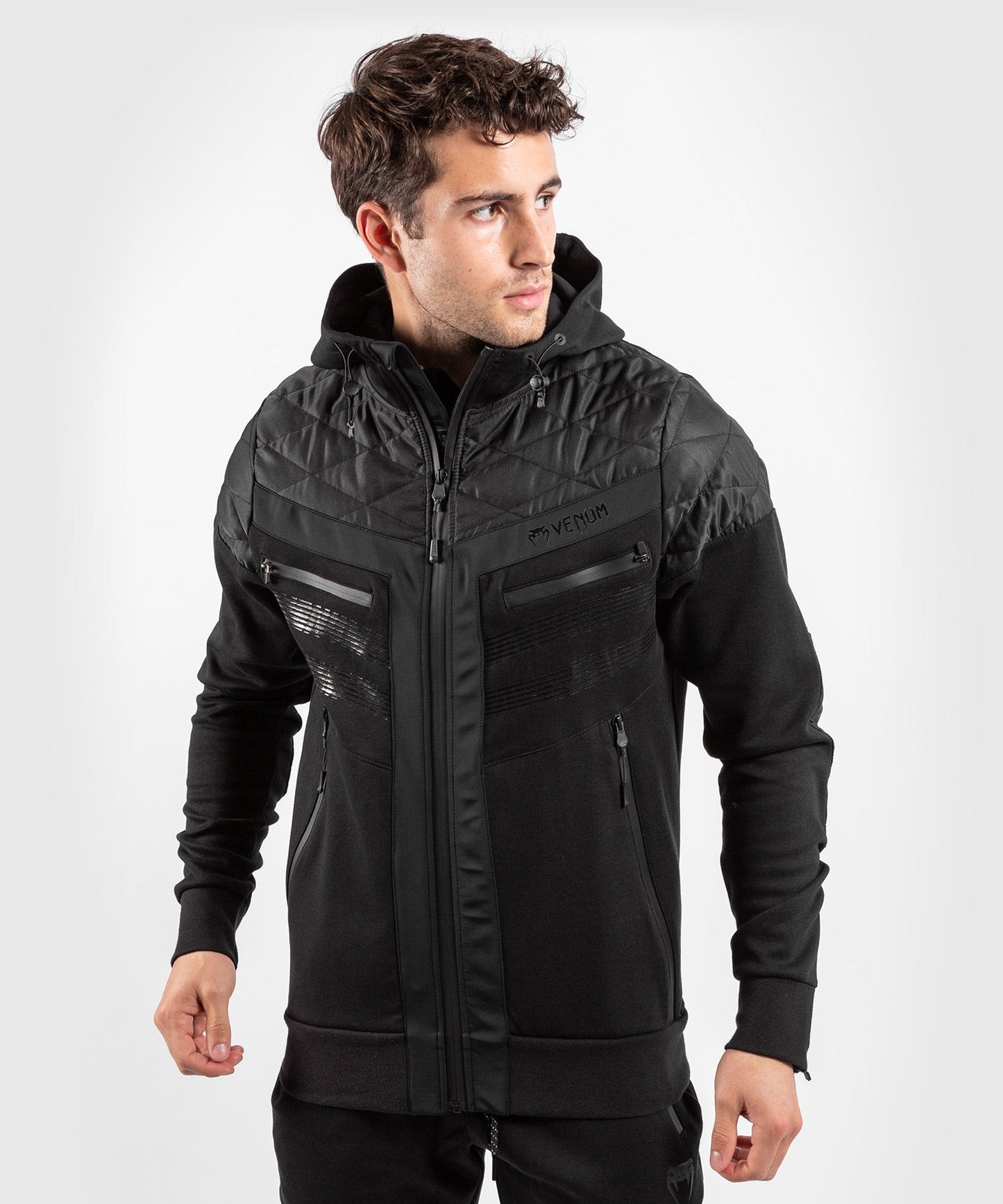 Sweatshirt Venum Laser 2.0 - Schwarz/Schwarz