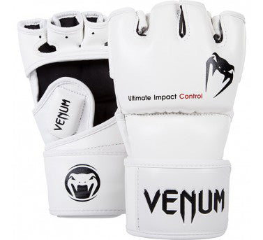 Venum Impact MMA Handschuhe - Skintex-Leder - Weiß