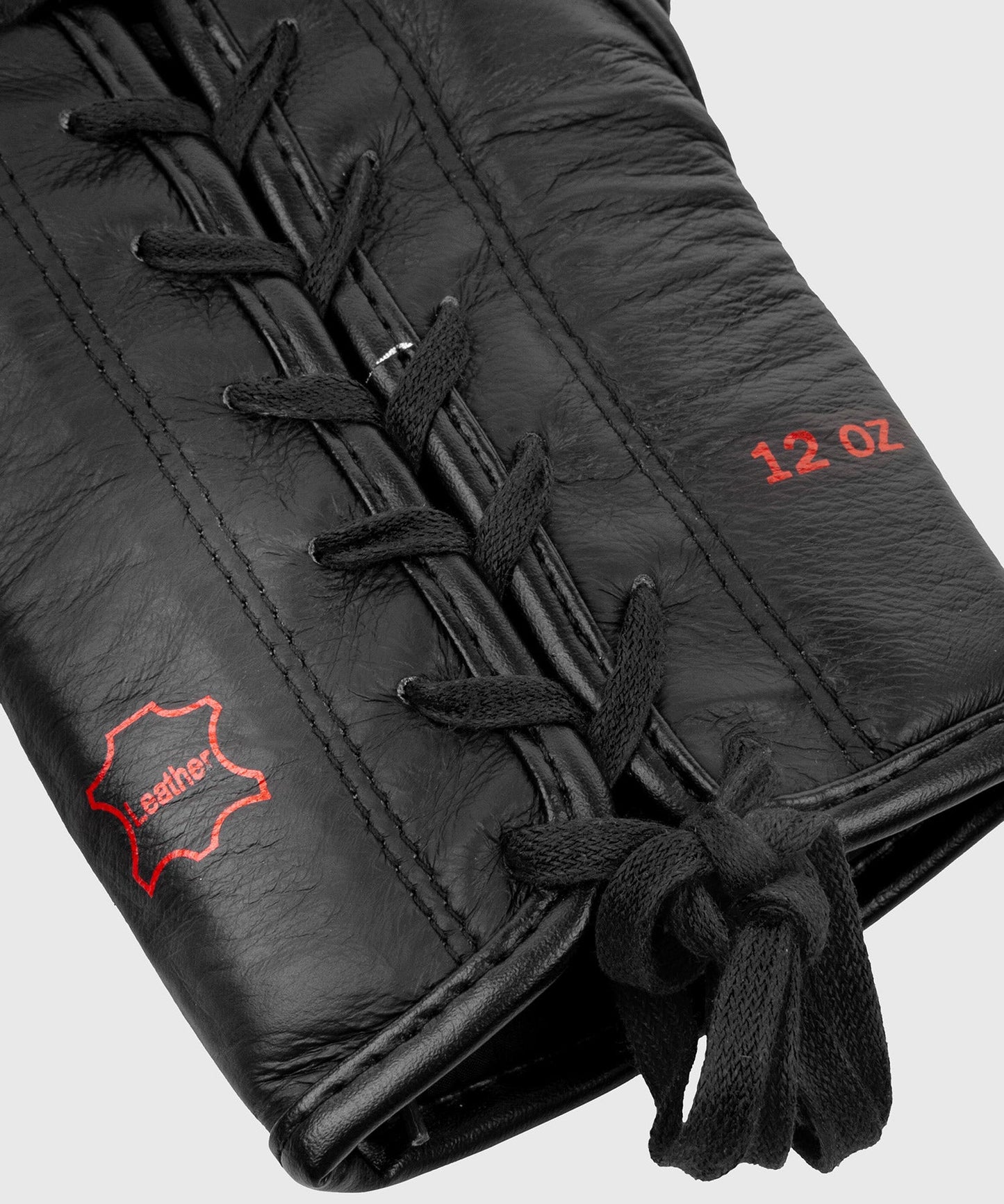 Venum HAMMER professionelle Boxhandschuhe - MIT SCHNÜRUNG - Schwarz/Rot