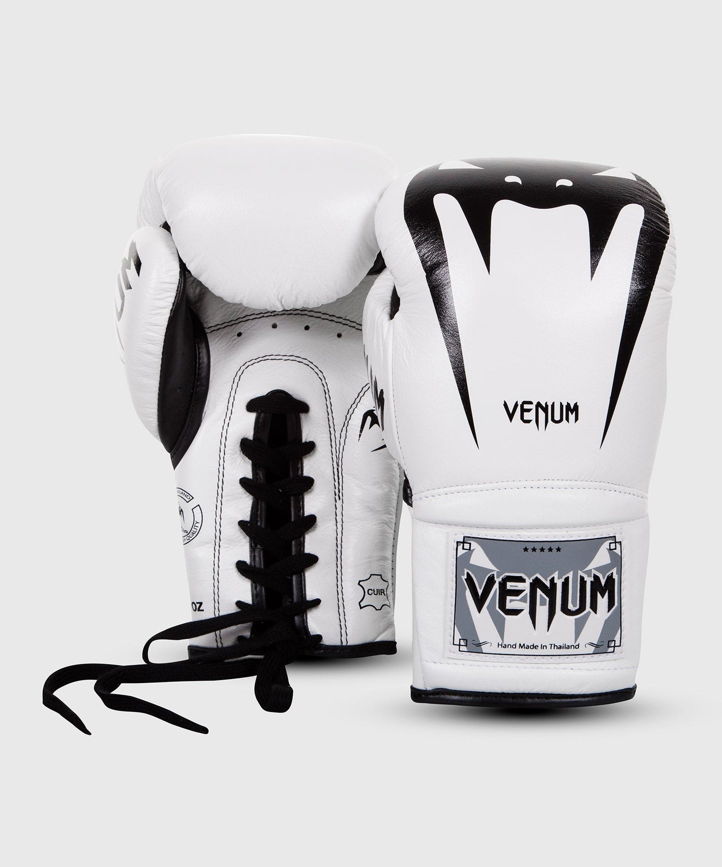Venum Giant 3.0 Boxhandschuhe - Nappaleder - Mit Schnürung - Weiß