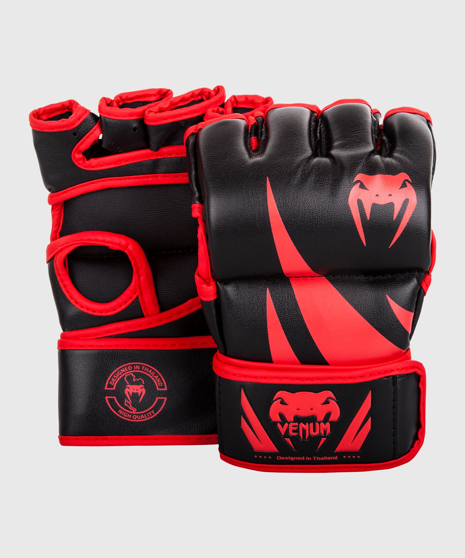 mma handschuhe 6 oz Venum Challenger MMA Handschuhe - Ohne Daumen - Schwarz/Rot