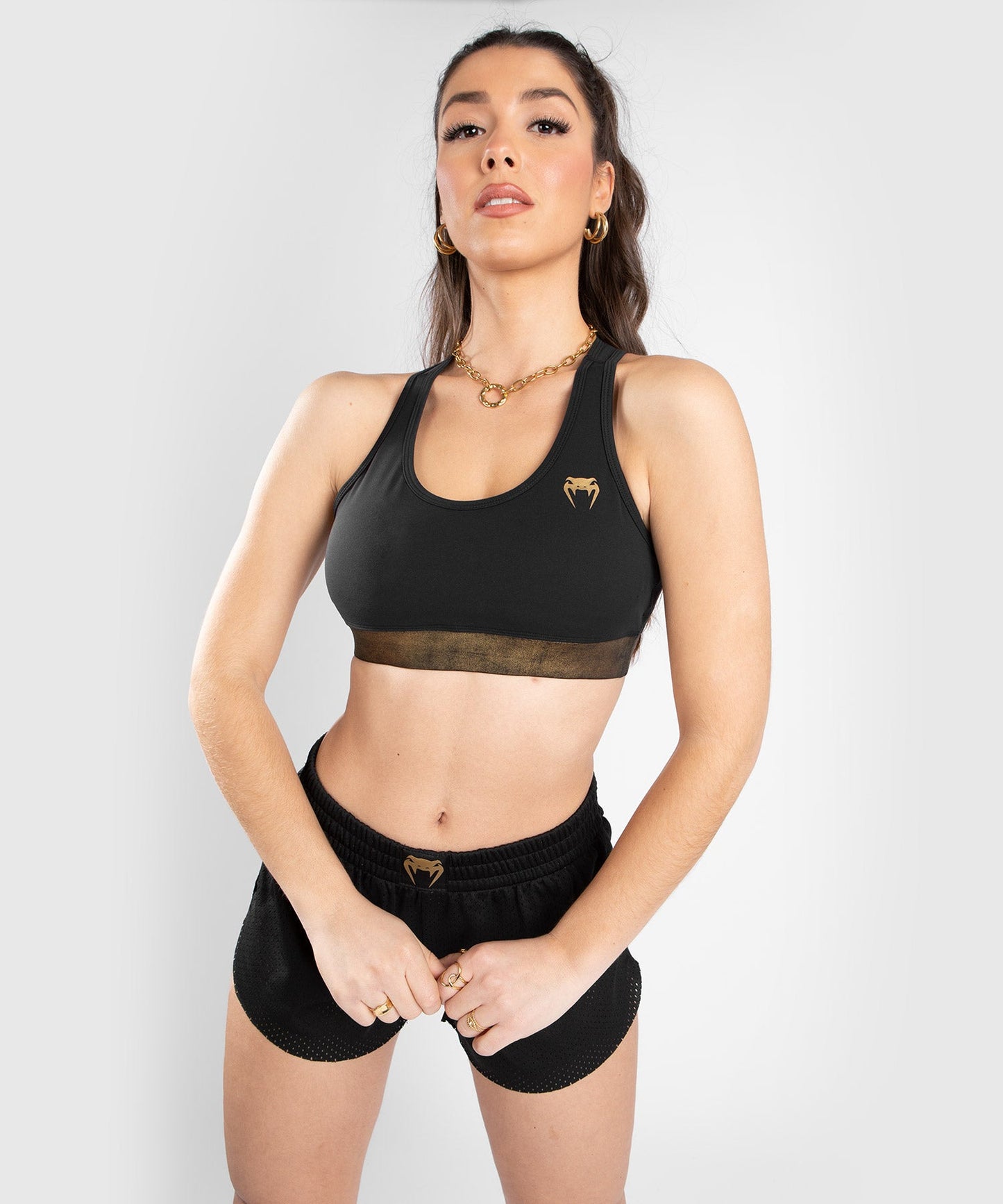 Venum Lightning Sport-BH – Schwarz/Gold