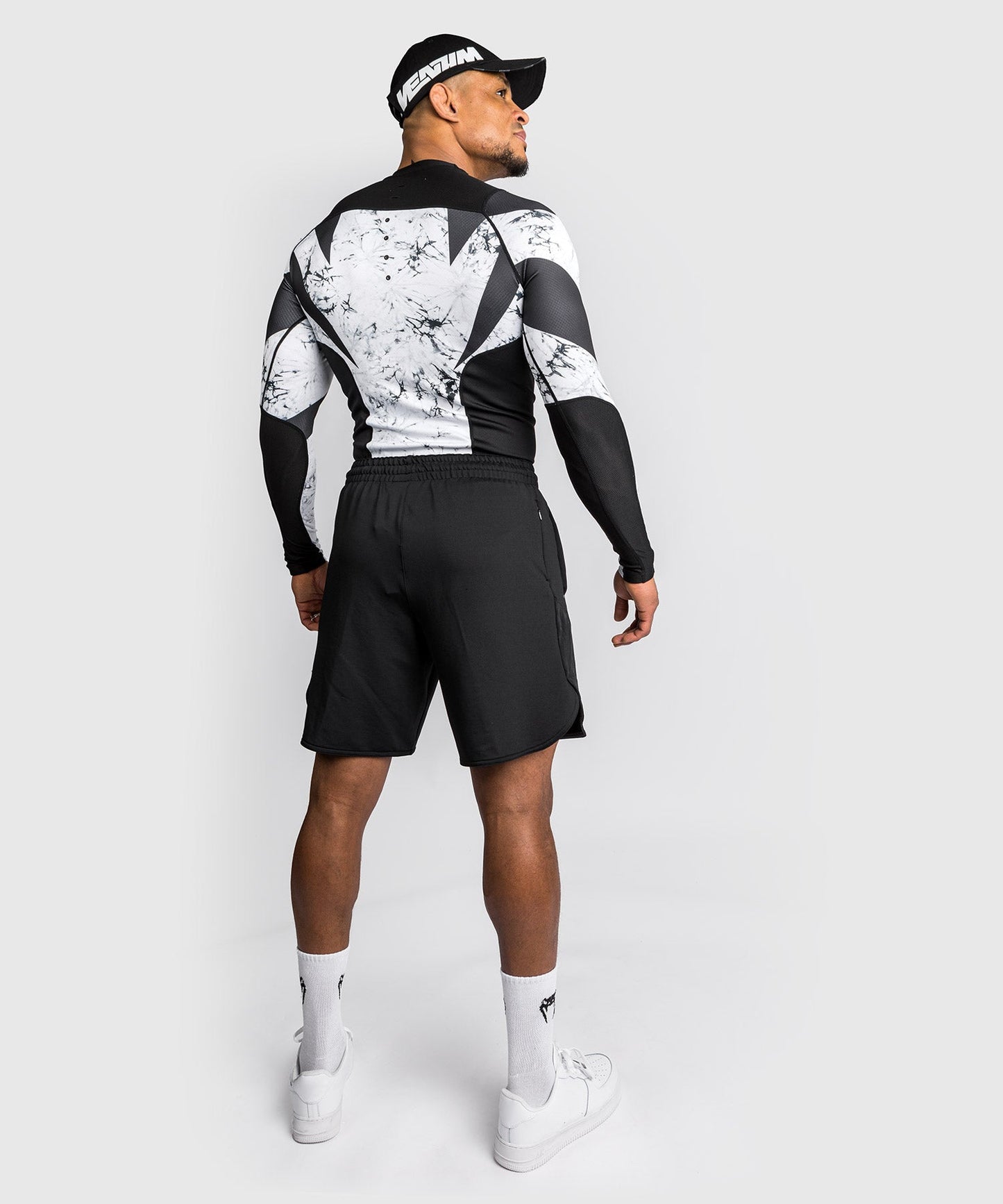 Venum G-Fit Marble Kompression T-Shirt – Langärmelig – Marmor