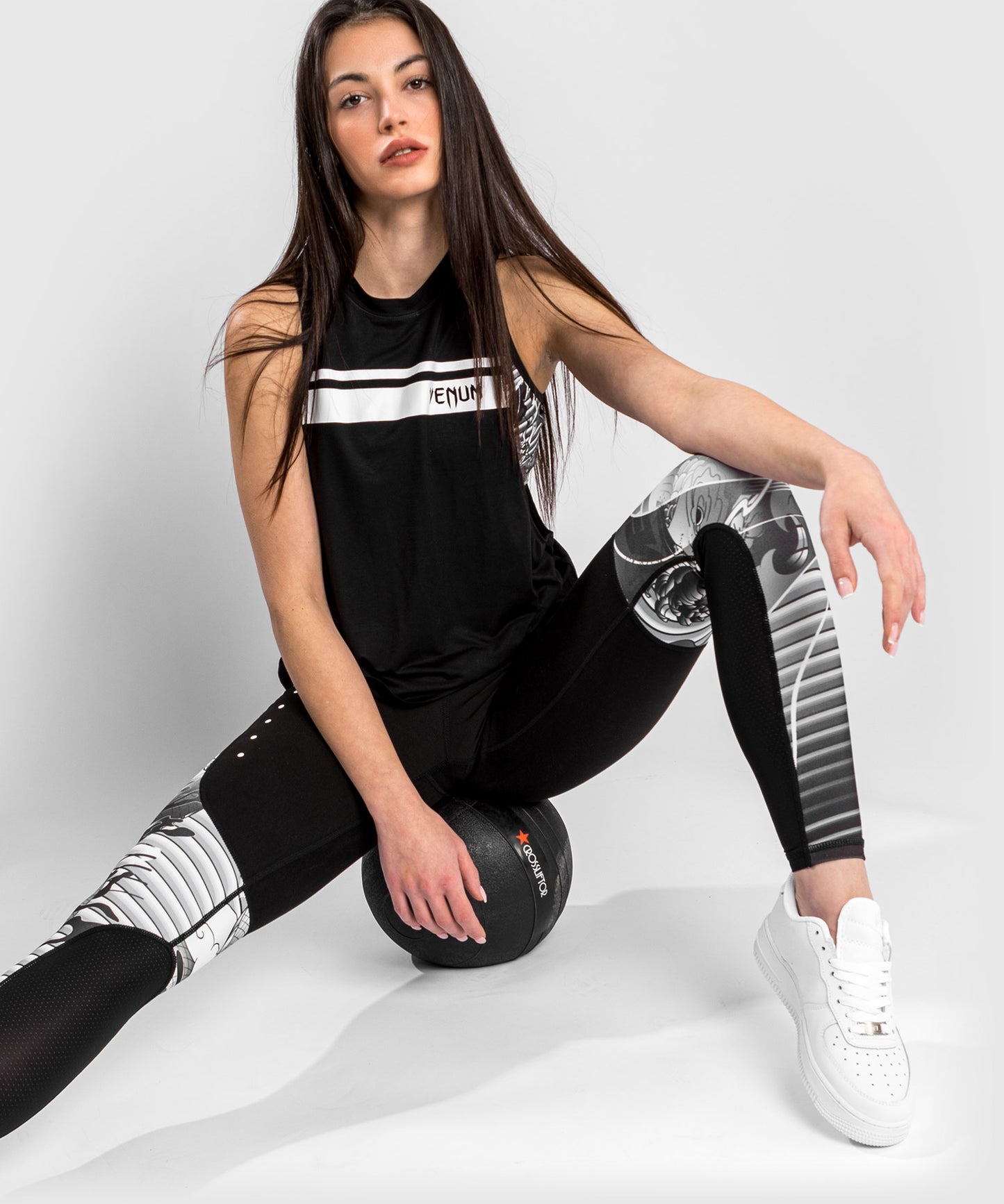 Venum YKZ21 Tank Top - Für Frauen - Schwarz/Weiß