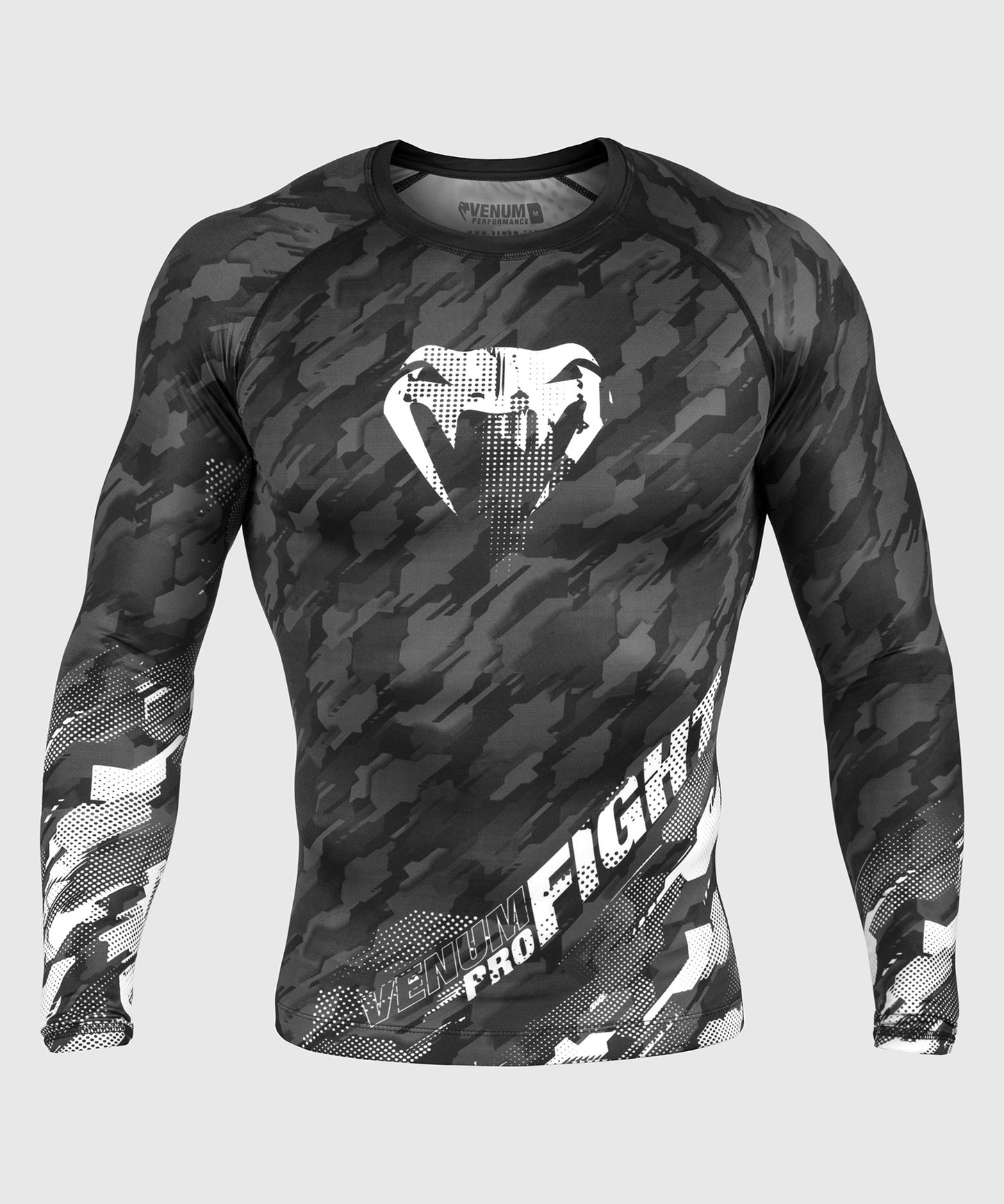 Venum Tecmo Rashguard -  Langarm - Dunkelgrau