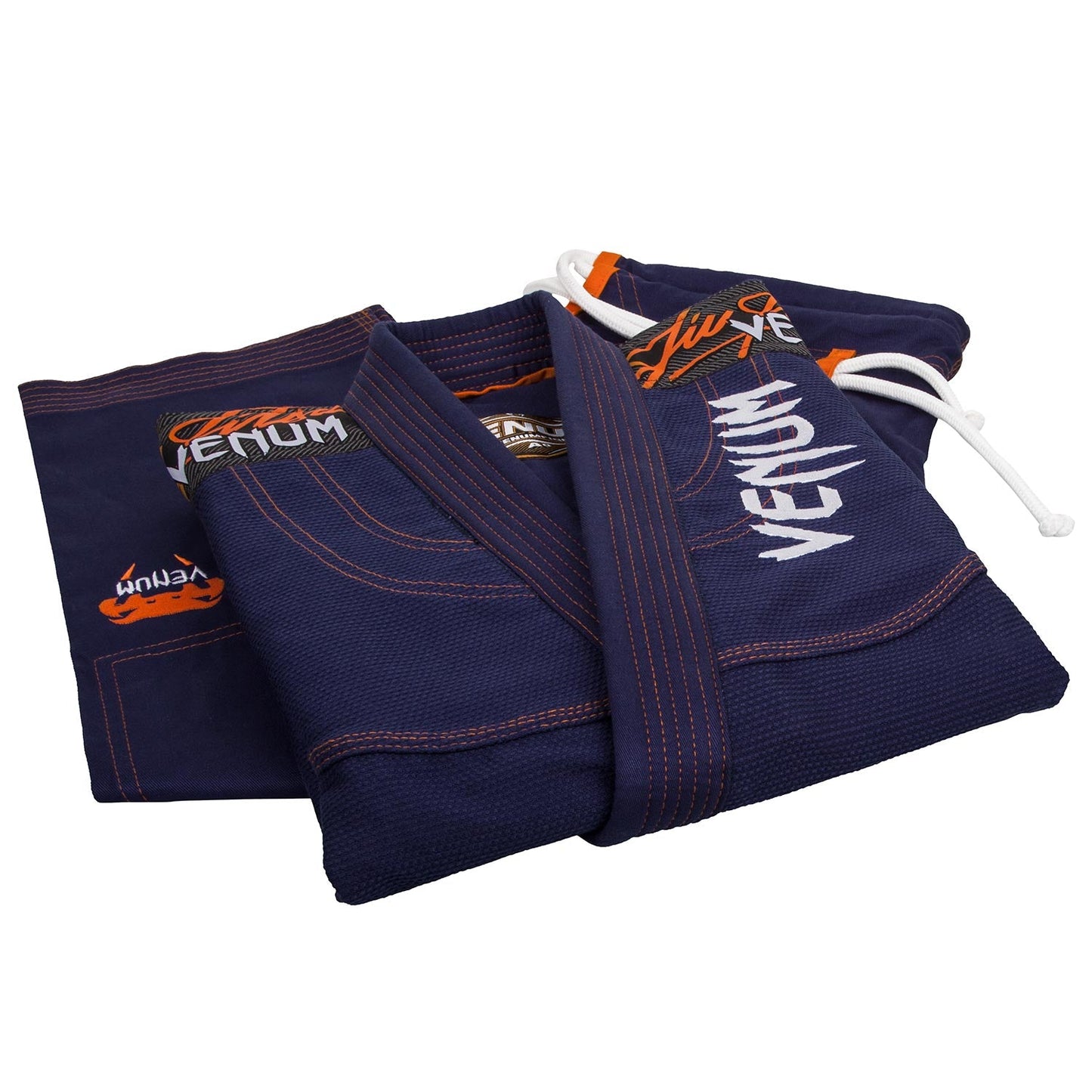 Venum Challenger 3.0 BJJ GI - Marineblau/Orange