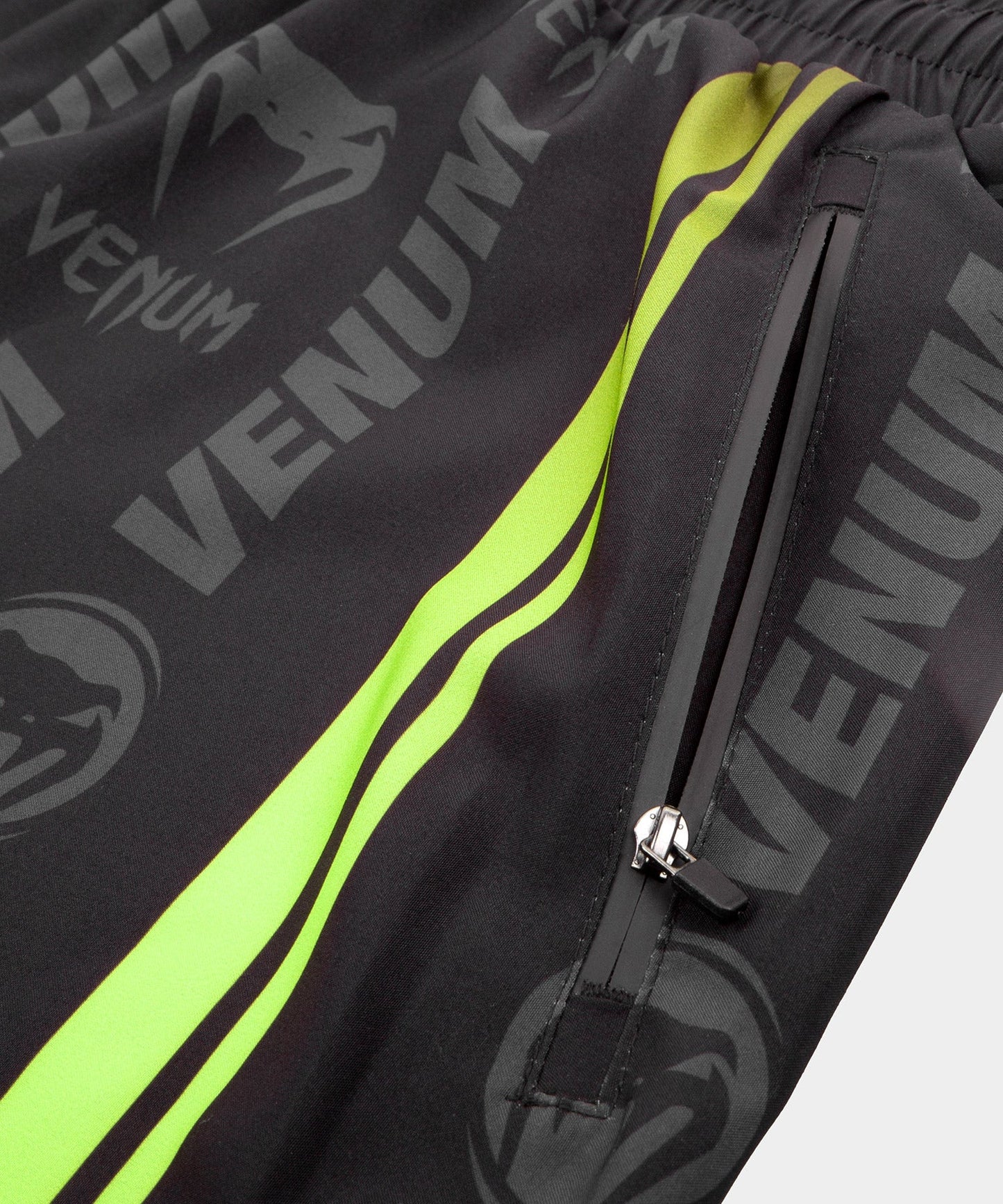 Fitness-Shorts Venum Logos - Schwarz/Neongelb