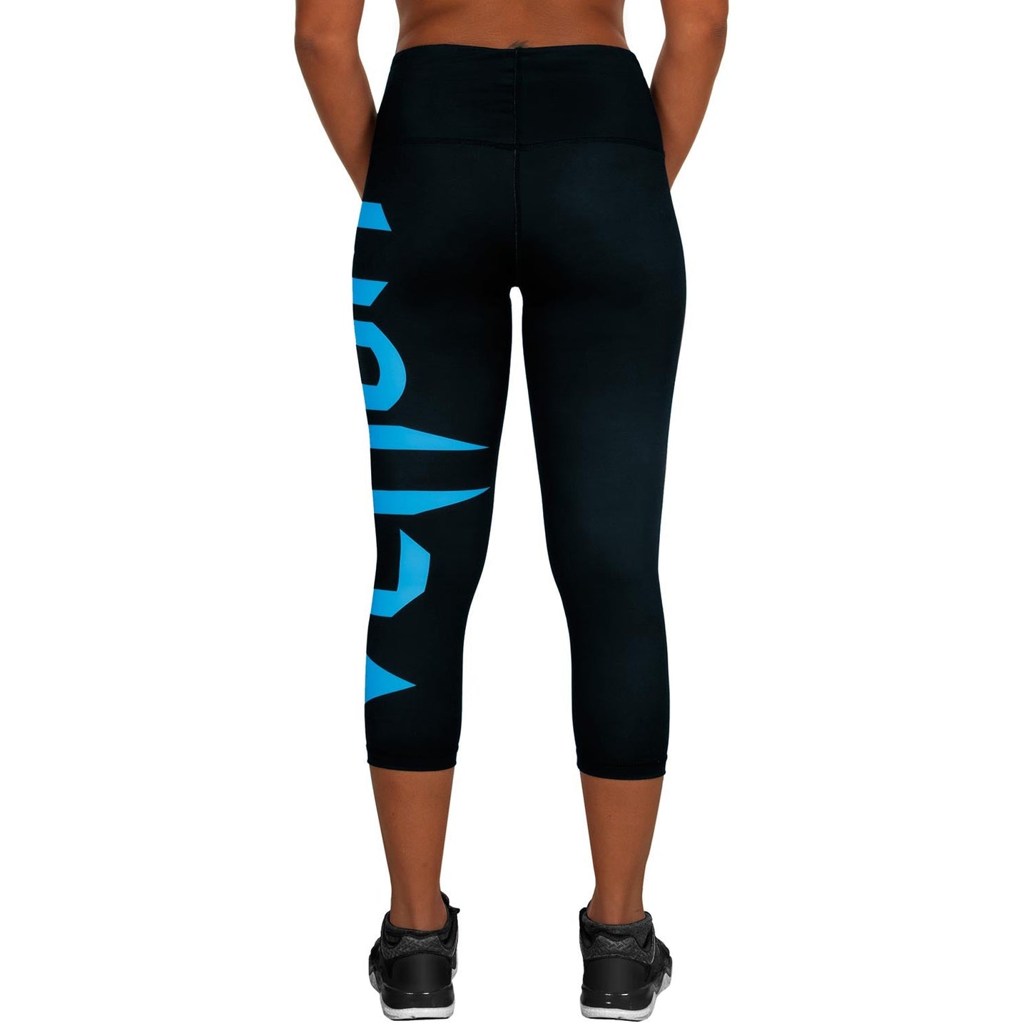 Venum Giant Kurze Leggings - Schwarz/Cyan