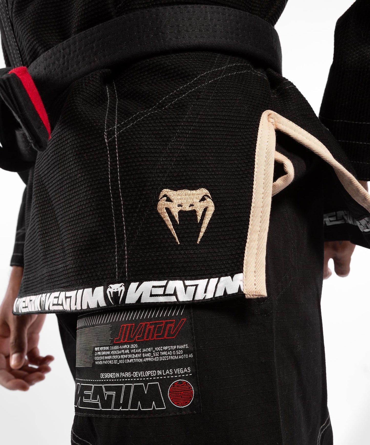 Venum Elite 3.0 BJJ Kimono - Schwarz