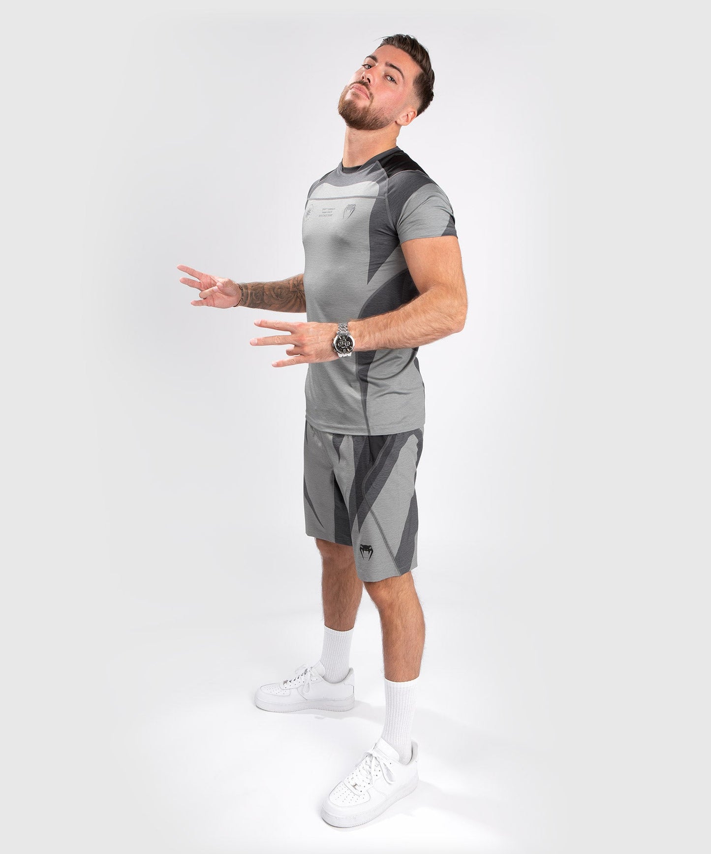 Venum Stone Kurzarm Dry Tech T-Shirt – Mineralgrün