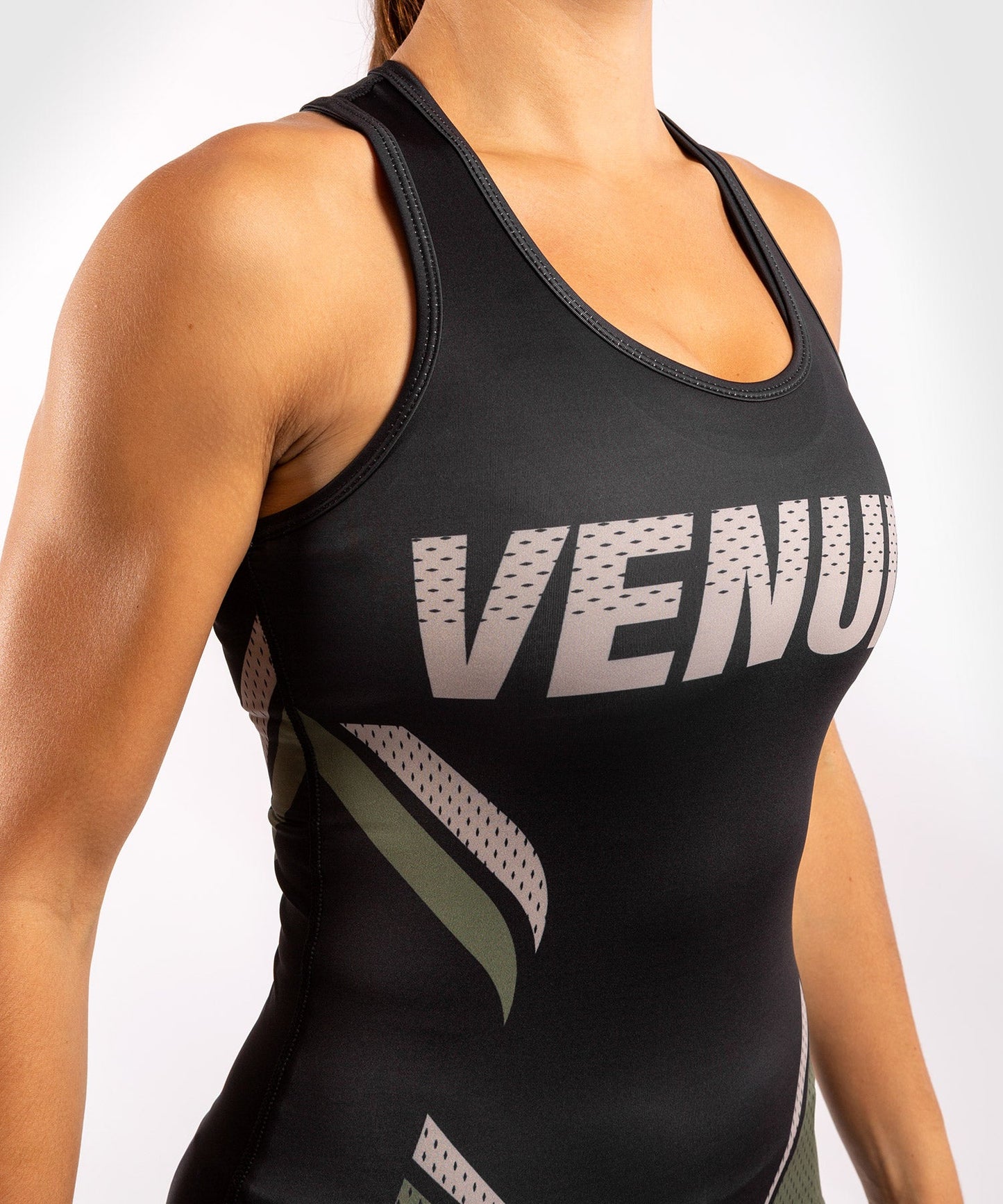 Dry-Tech ONE FC Tanktop - Frauen - Schwarz/Khaki
