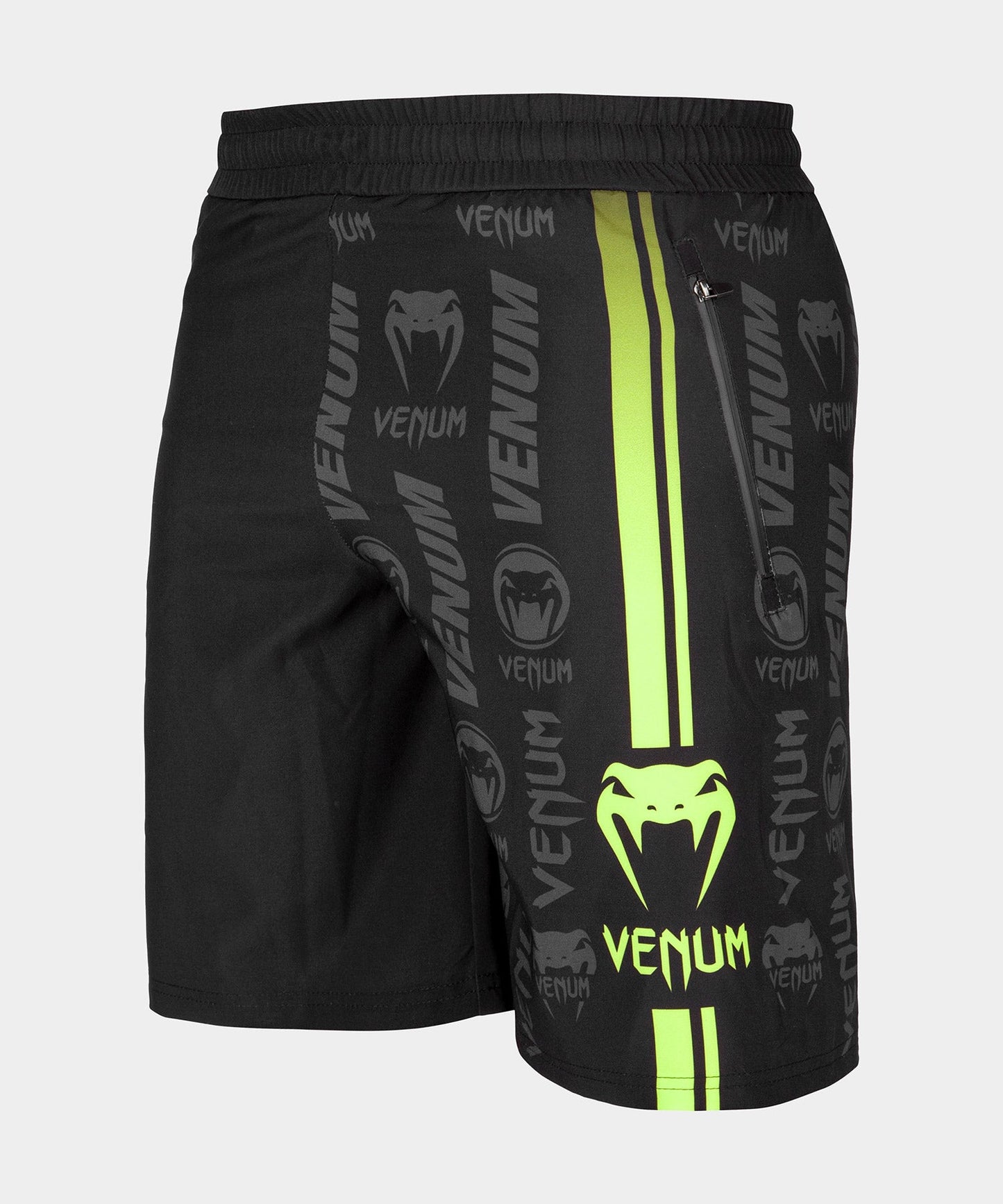 Fitness-Shorts Venum Logos - Schwarz/Neongelb